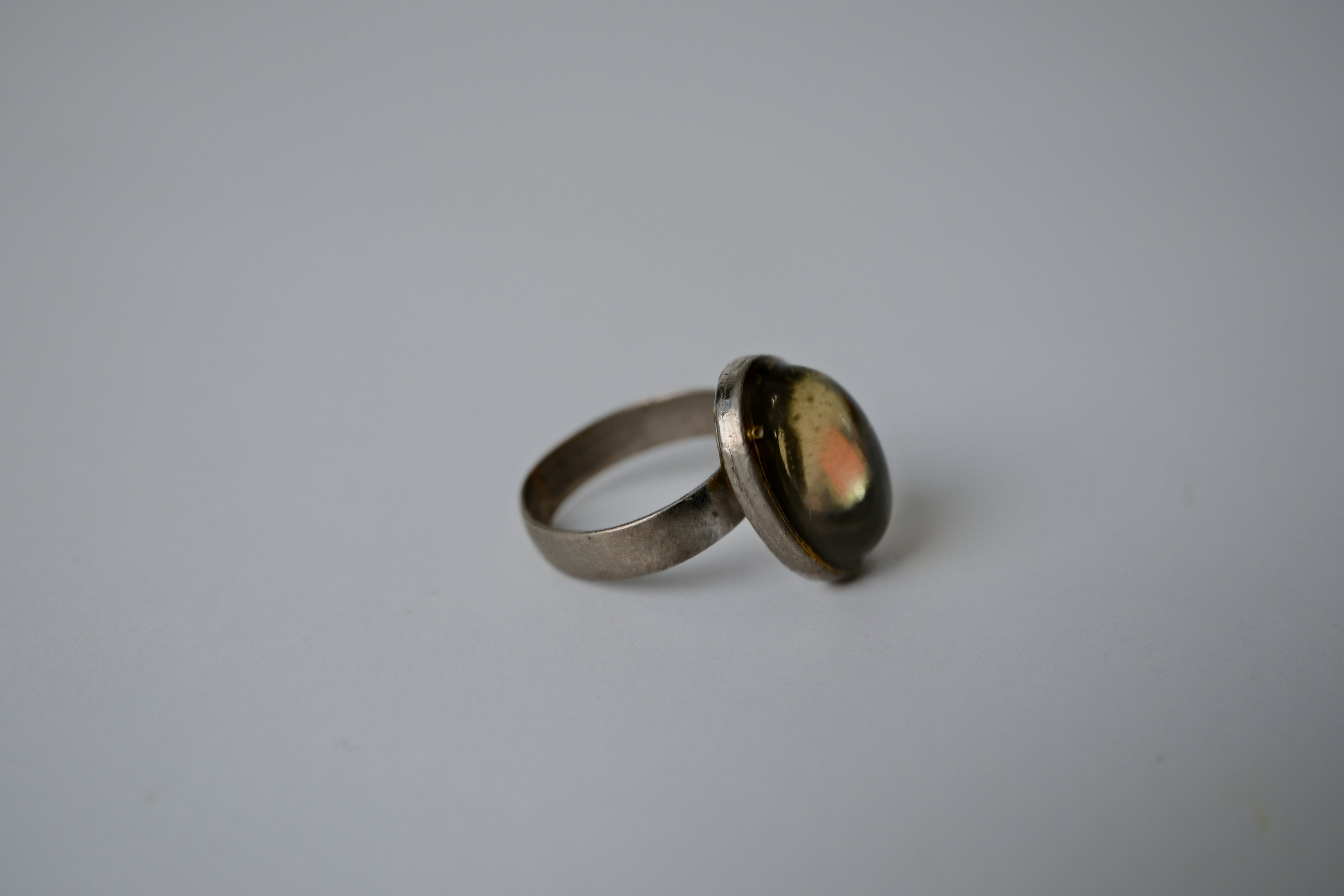 Vintage Labradorite Silver-tone Ring&nbsp;