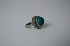 Vintage Silver Turquoise Statement Ring