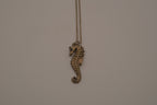 Brass Seahorse pendant necklace