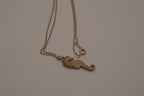 Brass Seahorse pendant necklace