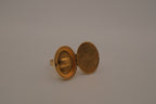 Vintage 1970s Avon Cameo Perfume Glace Locket Ring
