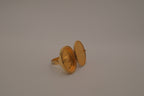 Vintage 1970s Avon Cameo Perfume Glace Locket Ring