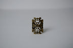 Vintage Flower Brass Ring