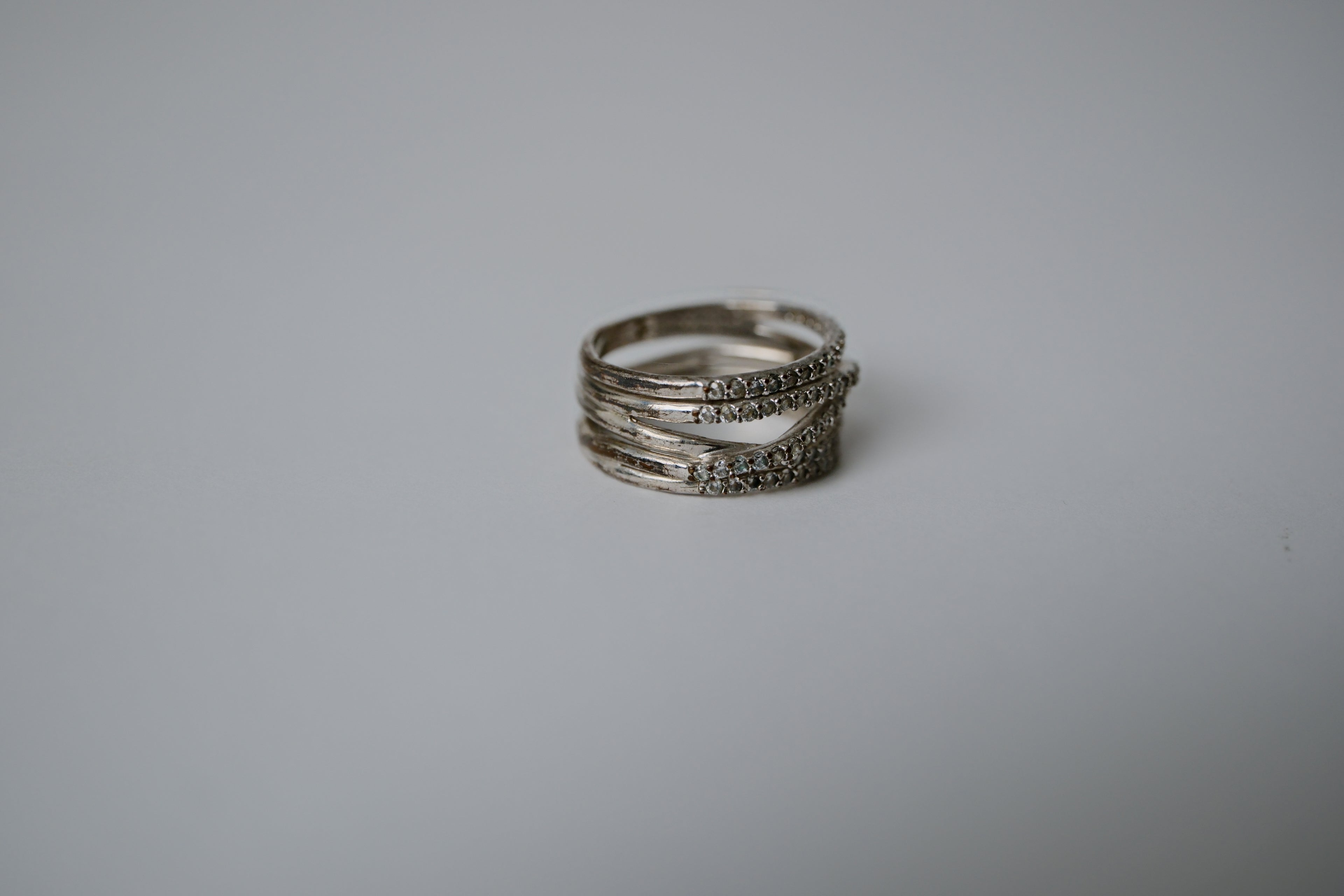 Vintage Sterling Silver Swirl Ring&nbsp;