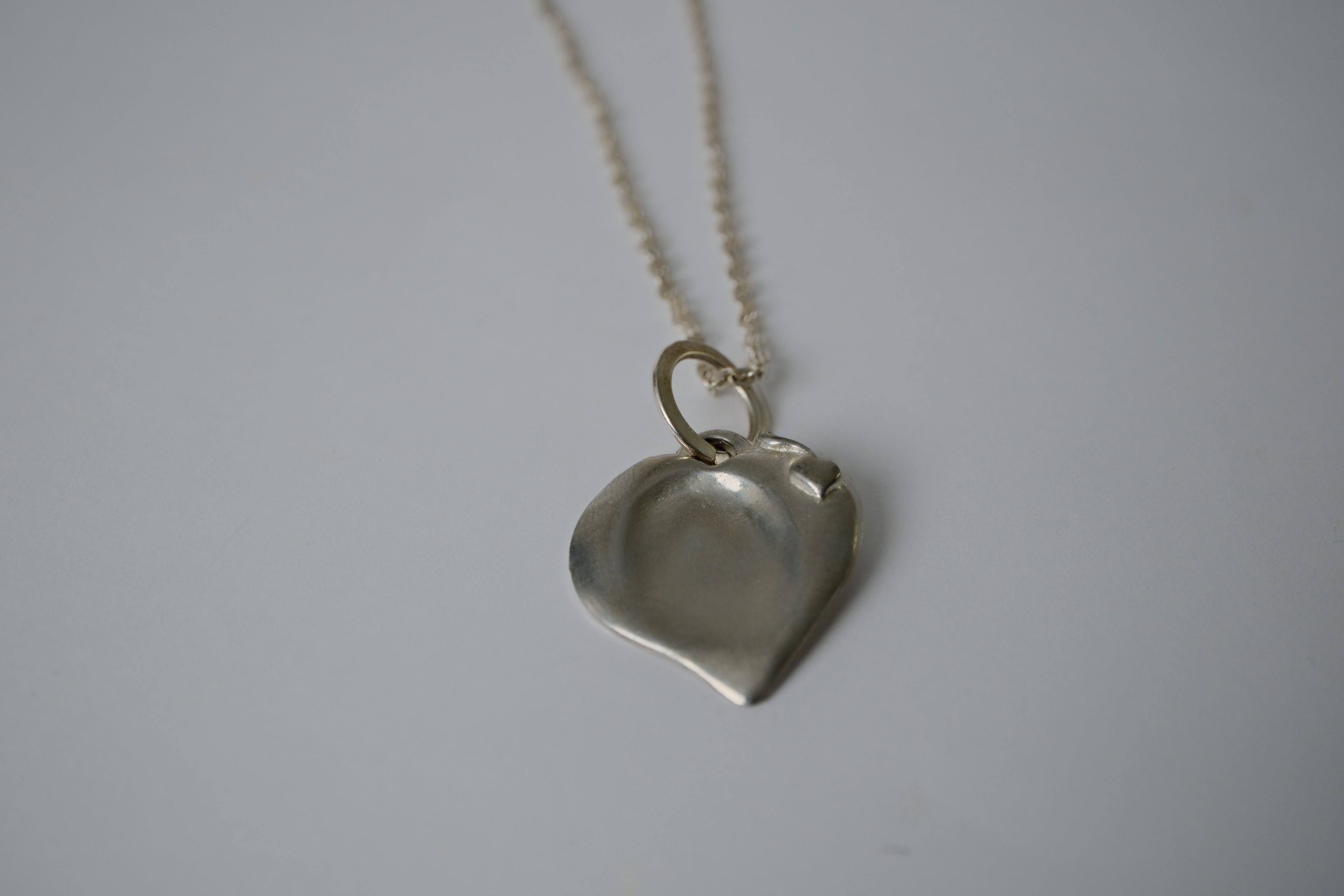 Vintage Heart Pewter Pendant