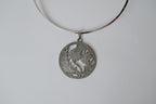 Vintage Silver Statement Cuff Necklace