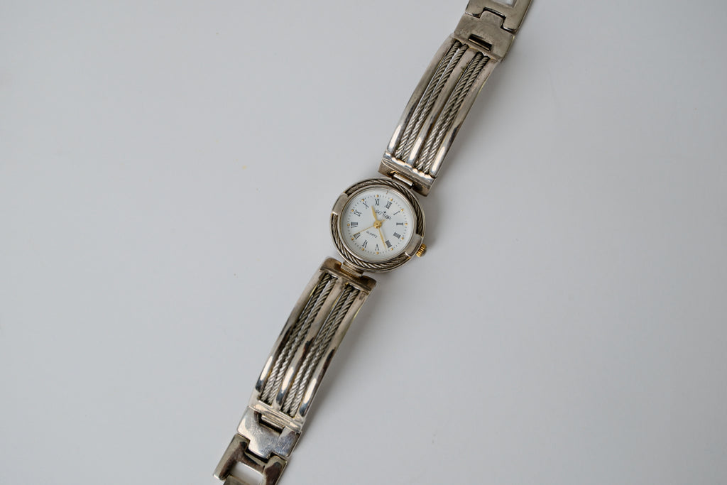 Vintage Sensor Silver Watch