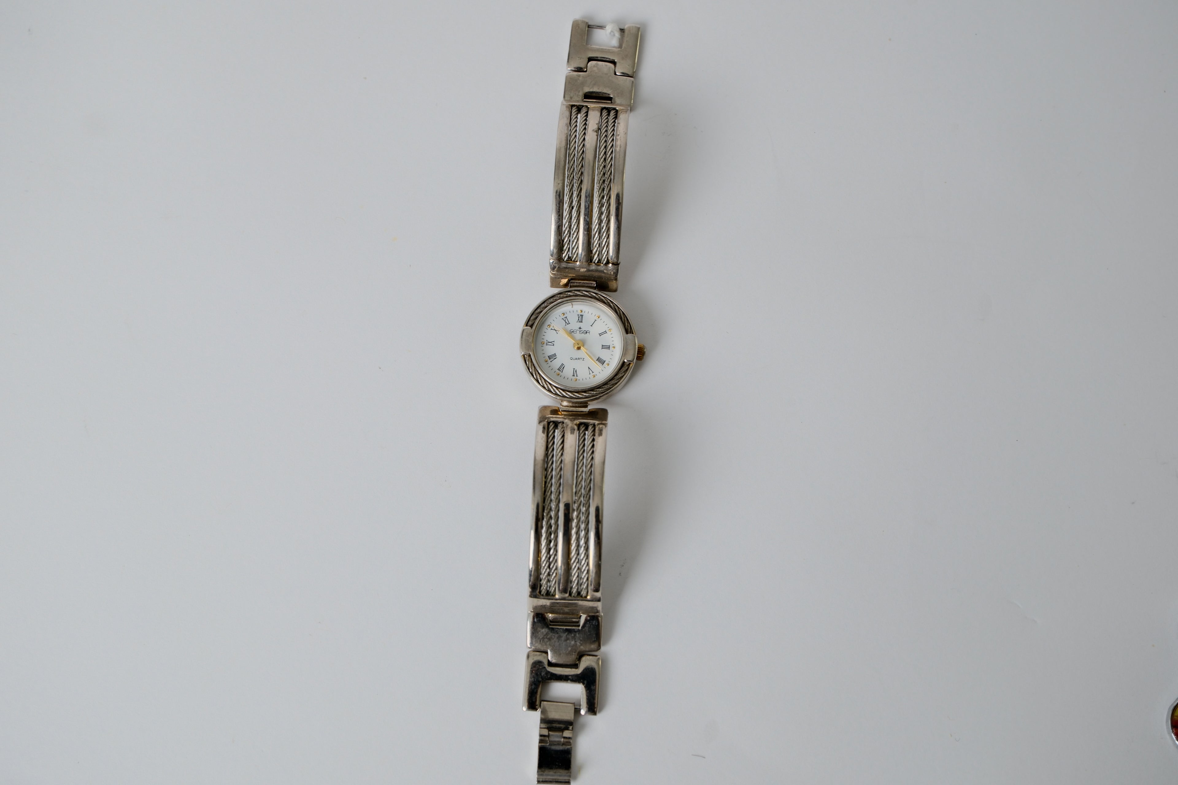 Vintage Sensor Silver Watch