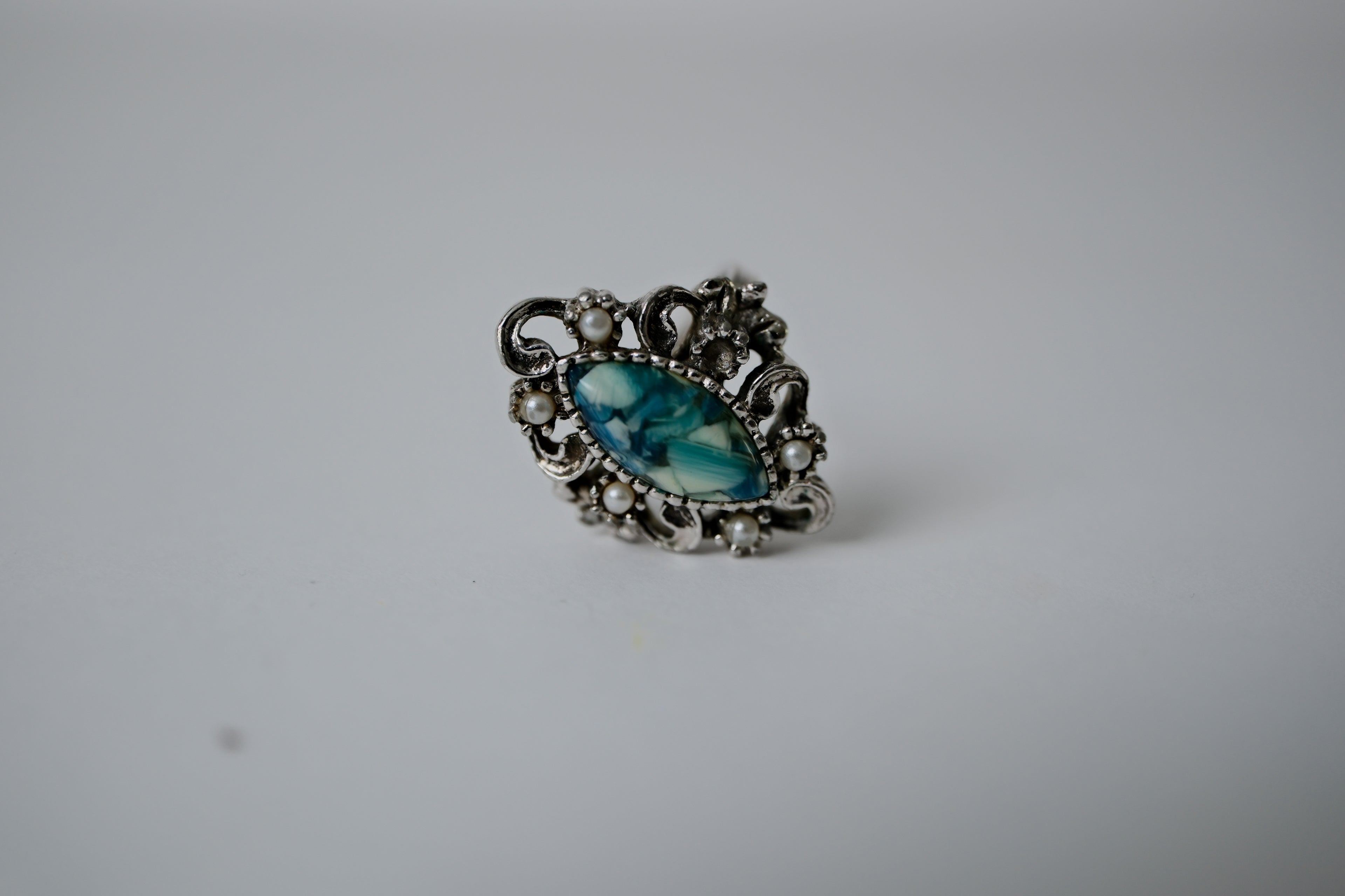 Vintage Sarah Cov Turquoise Ring
