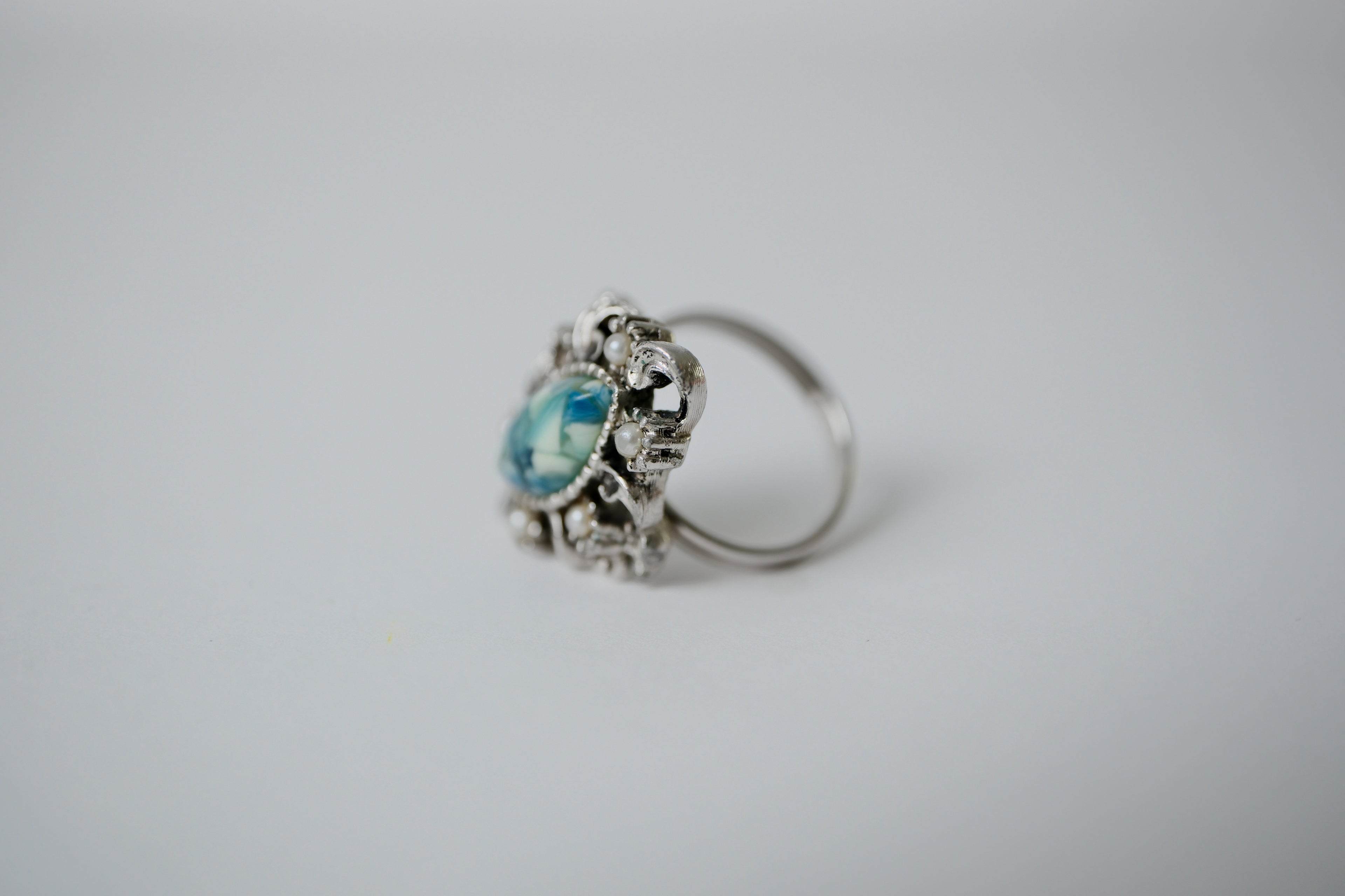 Vintage Sarah Cov Turquoise Ring