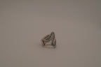 Blue Waves Rhinestone Ring