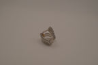 Blue Waves Rhinestone Ring