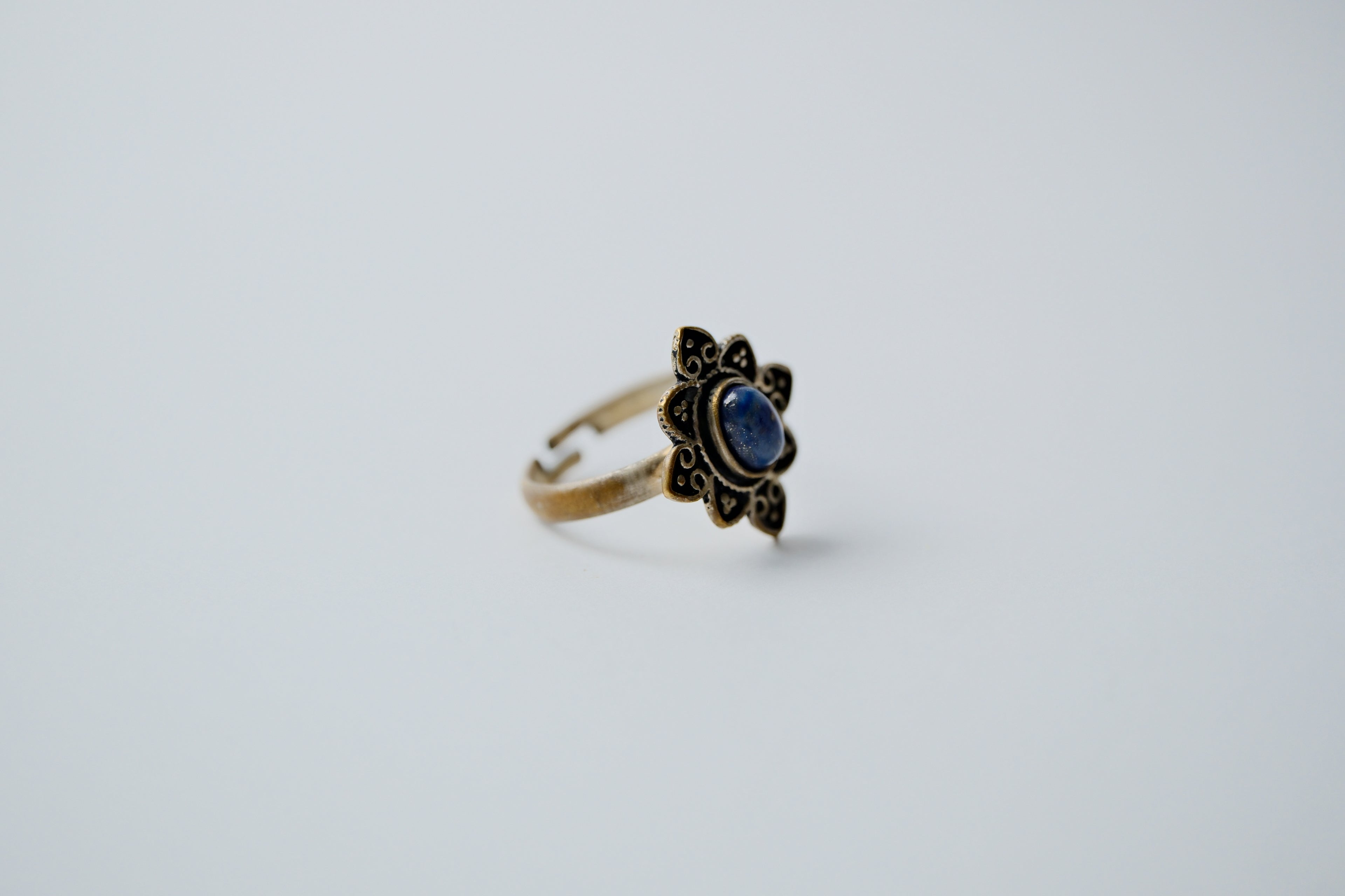 Vintage Silver Lapis Lazuli Ring
