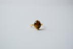 Vintage Tiger Eye Gold Ring