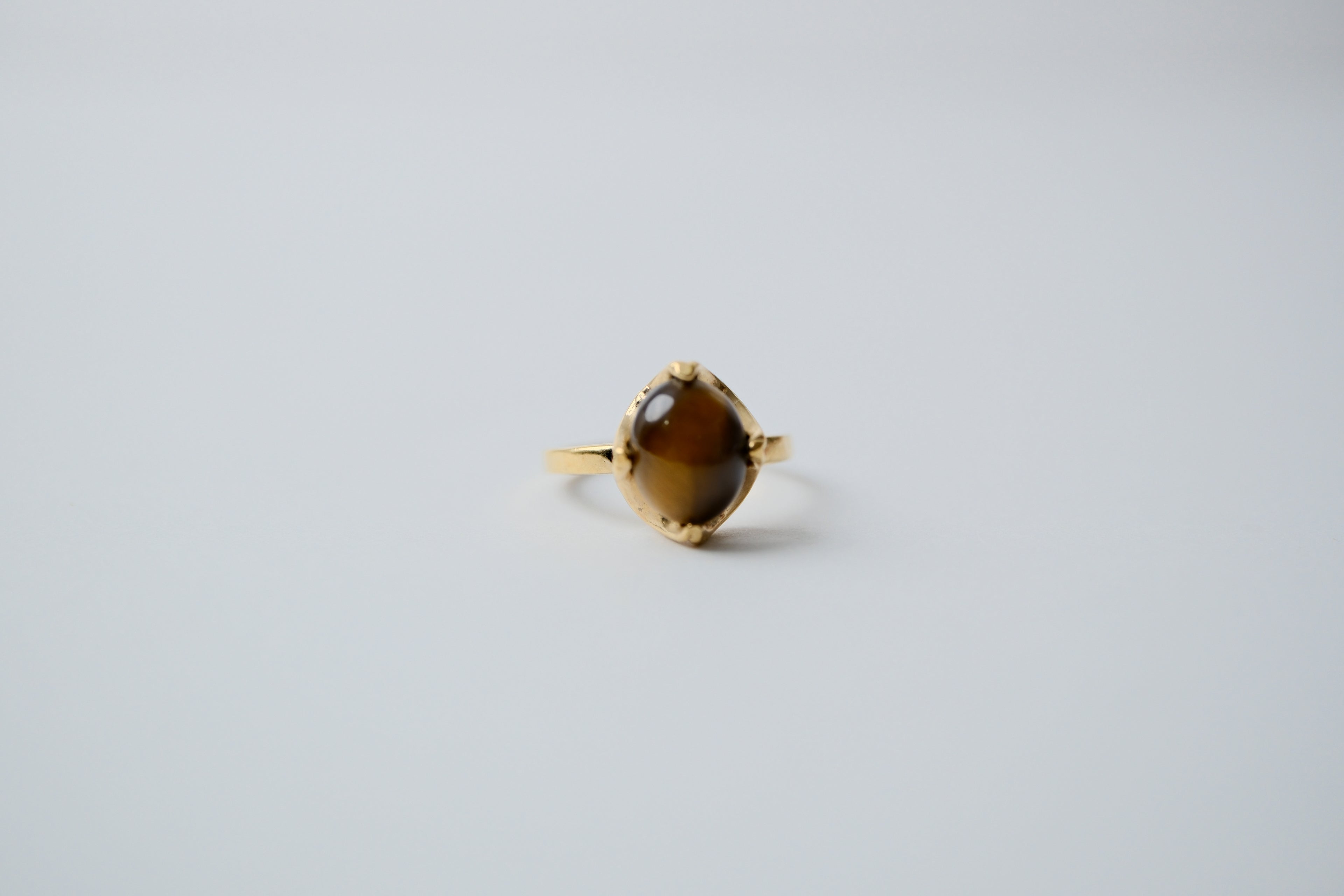 Vintage Tiger Eye Gold Ring