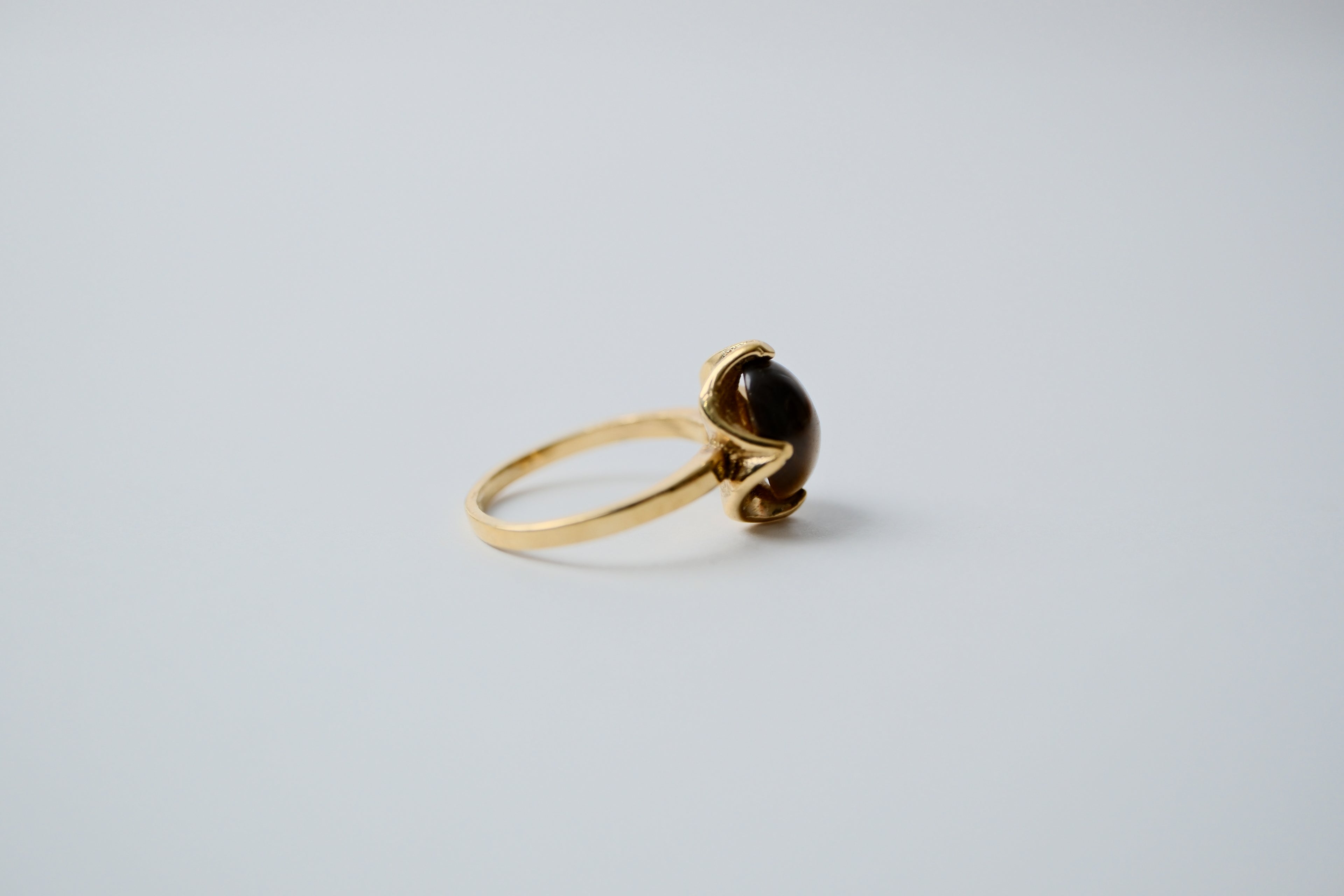 Vintage Tiger Eye Gold Ring