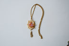 Vintage Courting Couple Locket Necklace