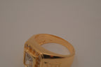Men's gold signet ring