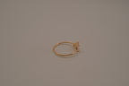 Gold tone Toi et Moi ring