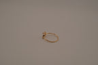 Gold tone Toi et Moi ring