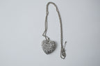 Vintage Silver Heart Necklace