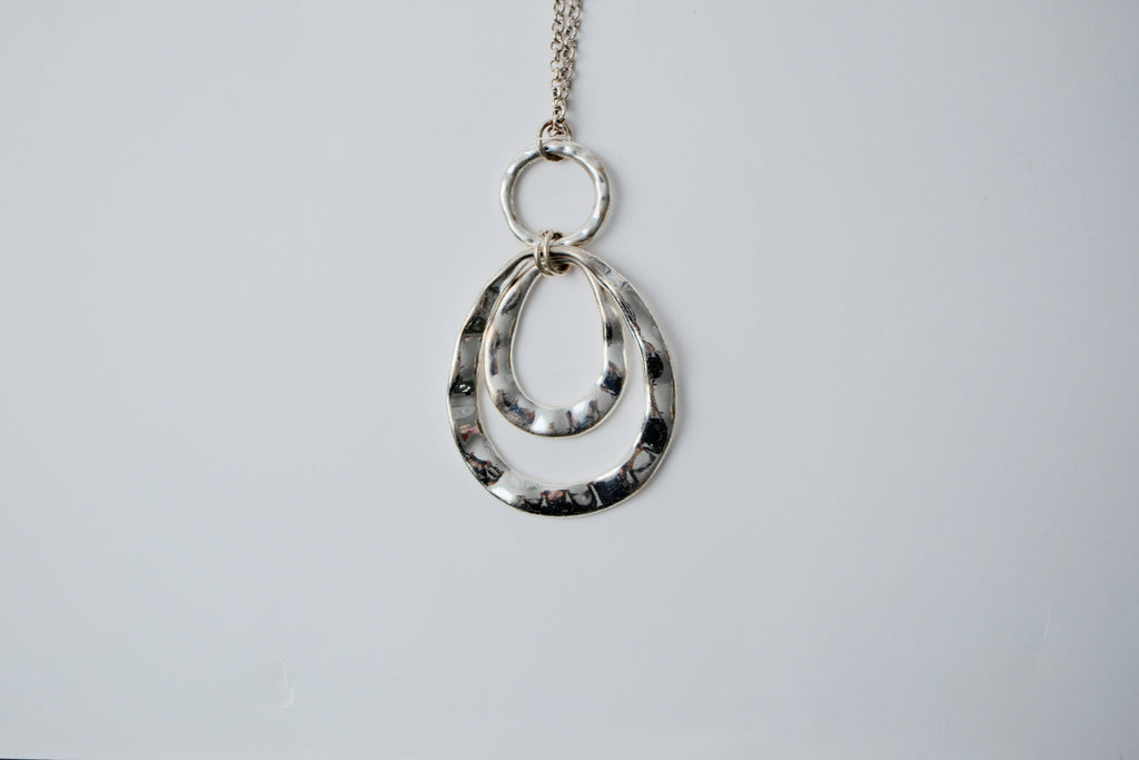 Vintage Liz Clairbone Geometric Necklace