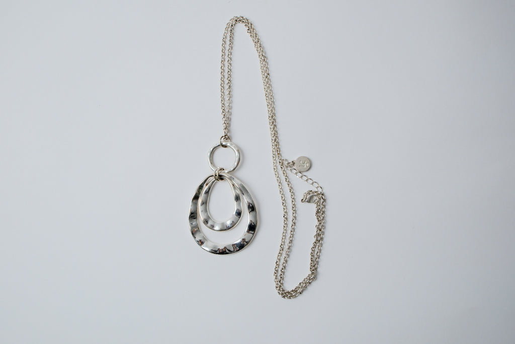 Vintage Liz Clairbone Geometric Necklace