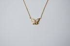 Vintage Avon Gold Butterfly Necklace