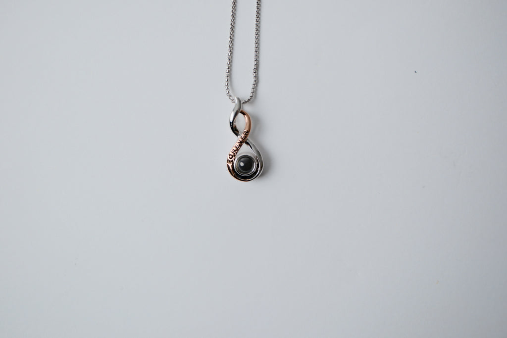 Vintage Sterling Silver Forever Dainty Infinity Necklace