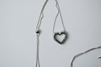 Vintage Gold heart shell Necklace