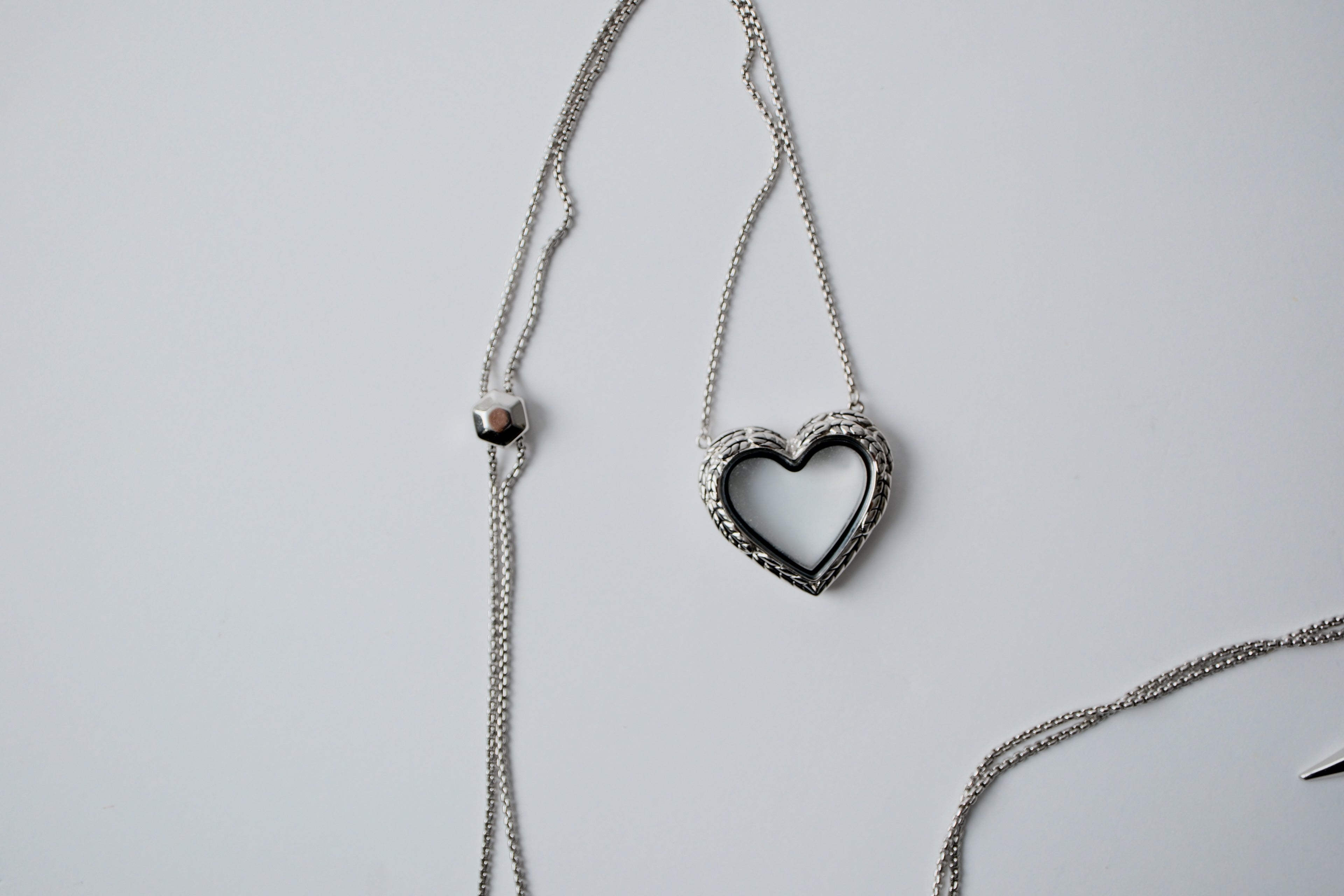 Vintage Gold heart shell Necklace