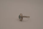 Sarah Coventry blue cabochon ring
