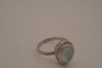 Sarah Coventry blue cabochon ring