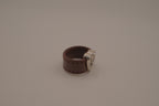 Heart concho leather band ring