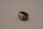 Heart concho leather band ring