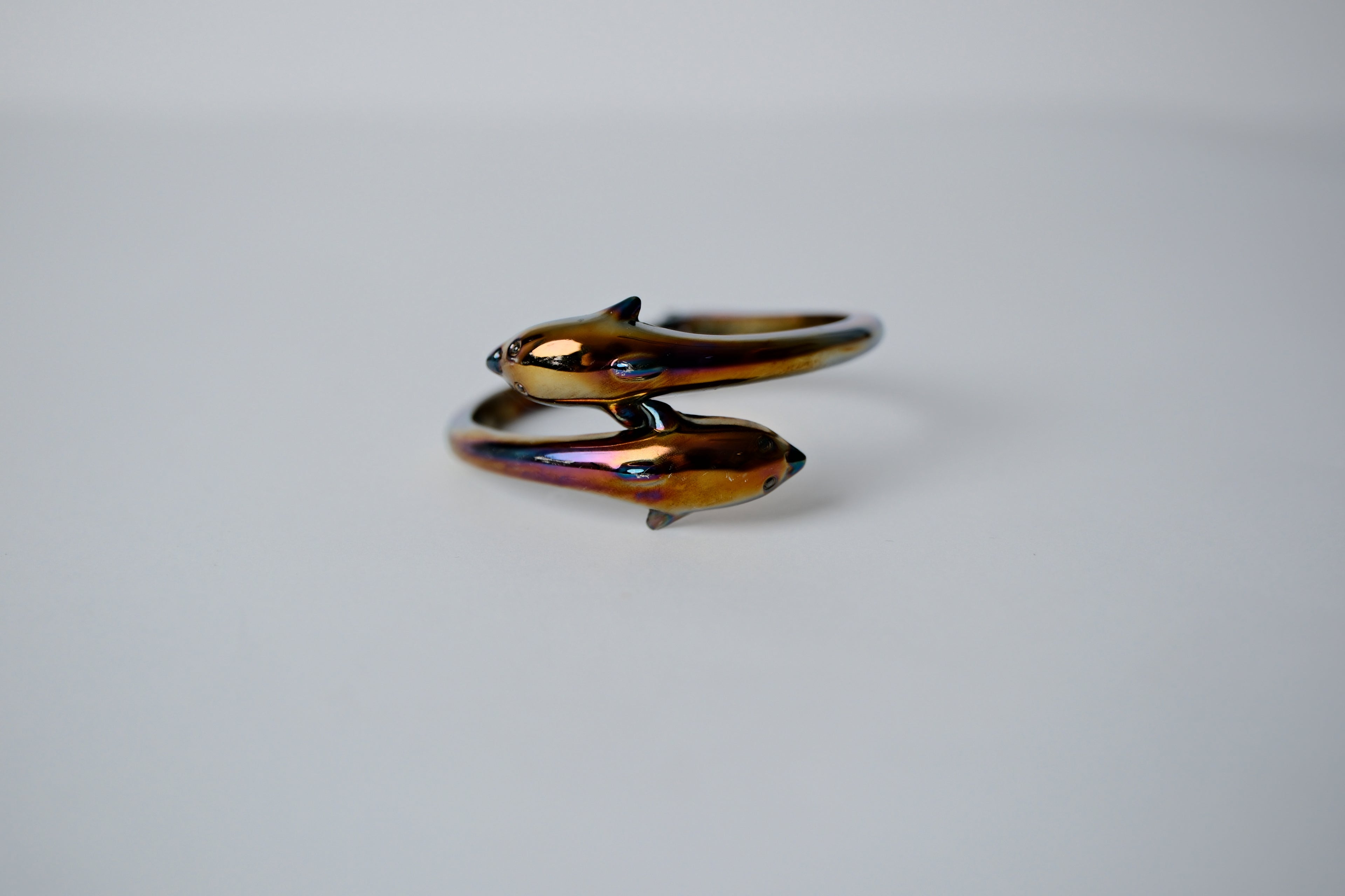 Vintage Iridiscent Dolphin Bracelet