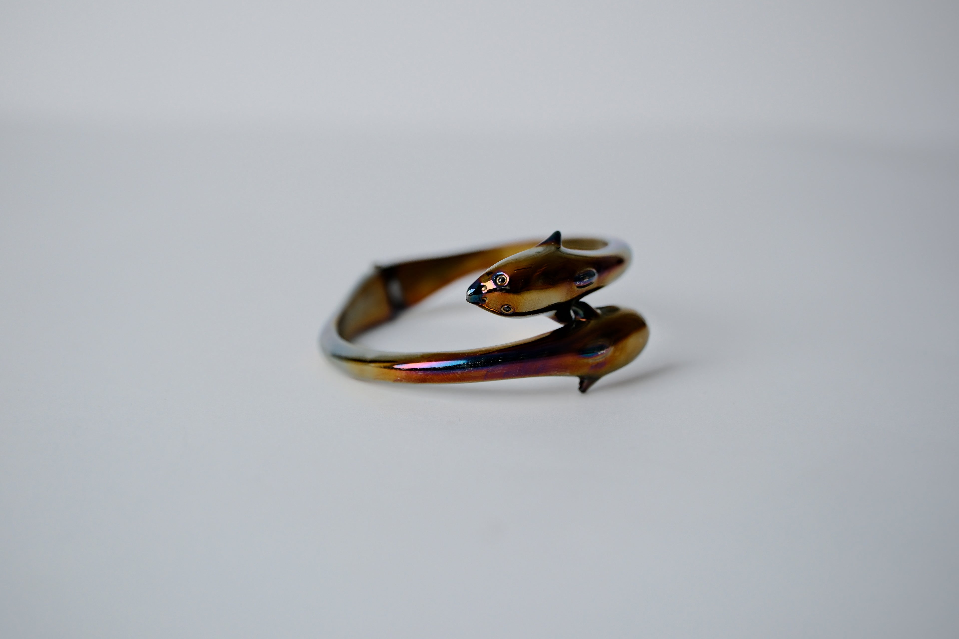 Vintage Iridiscent Dolphin Bracelet