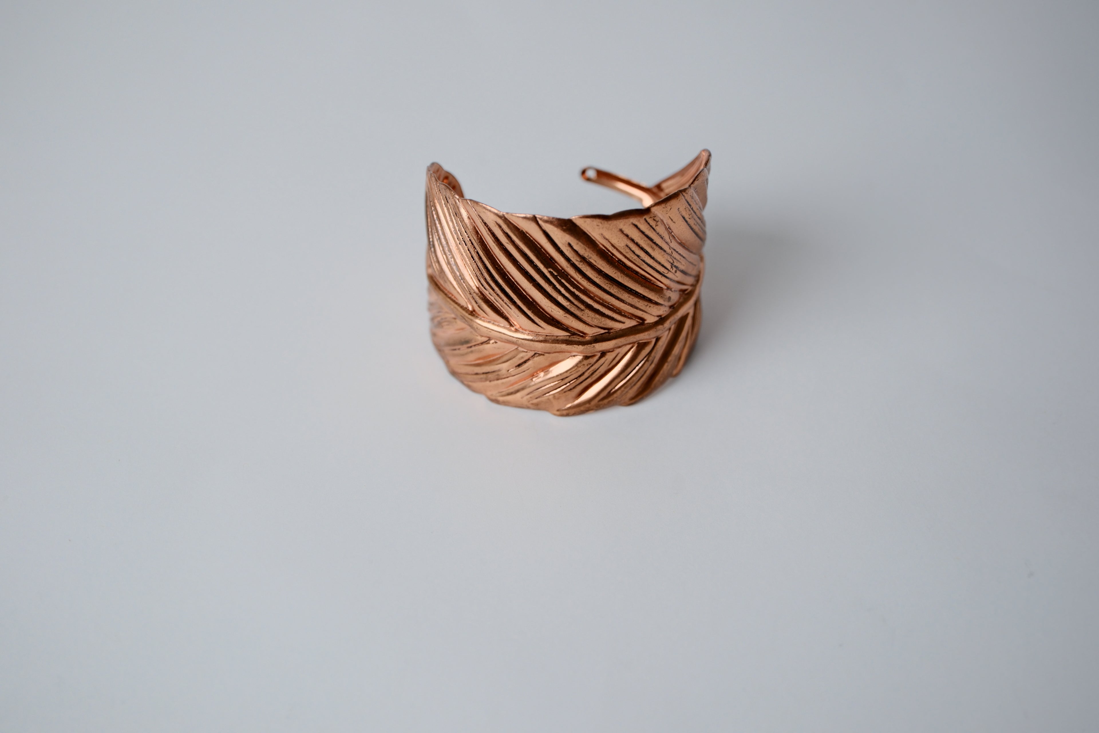 Vintage Copper Leaf Bracelet