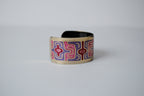 Vintage Geometric Gold Cuff