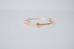 Rose Gold Triple Knot Bangle