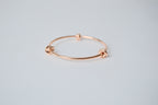 Rose Gold Triple Knot Bangle