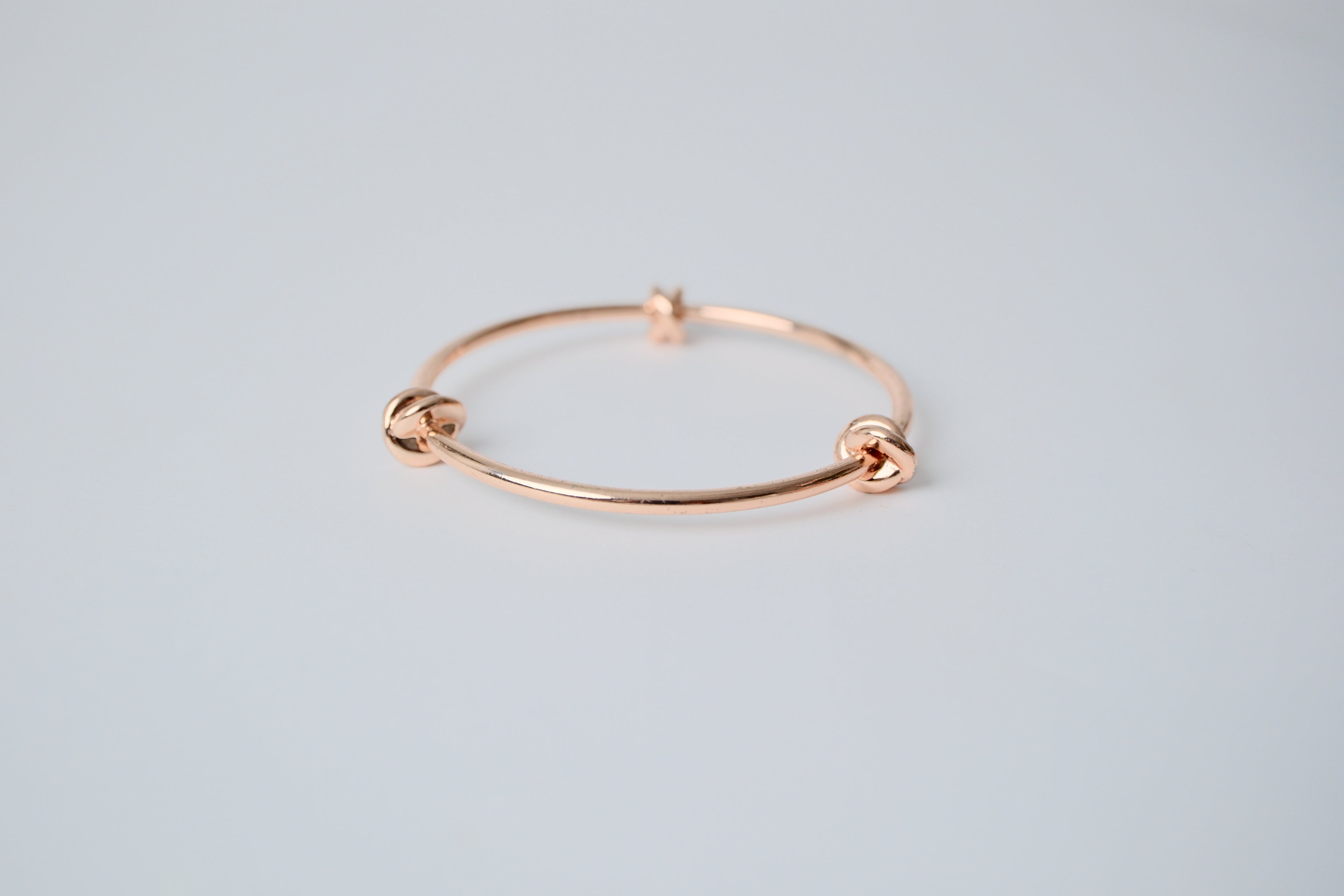 Rose Gold Triple Knot Bangle