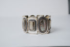 Vintage Mother of Pearl Stretchy Bracelet
