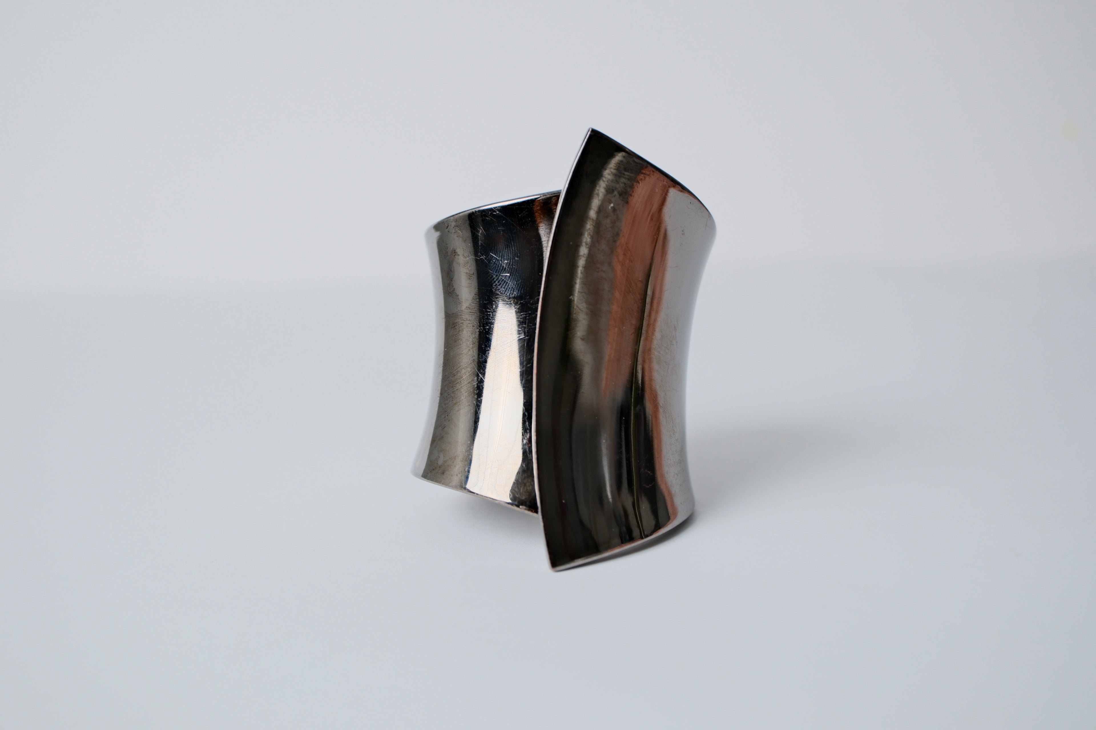 Vintage Heavy Clamp Statement Cuff Bracelet