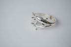 Vintage Sterling Silver Dolphin Wrap Bracelet