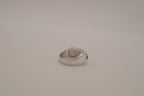 Triple-row channel and pavé set ring