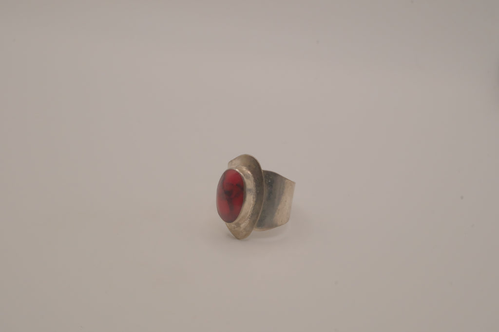 Vintage modernist wrap-around ring