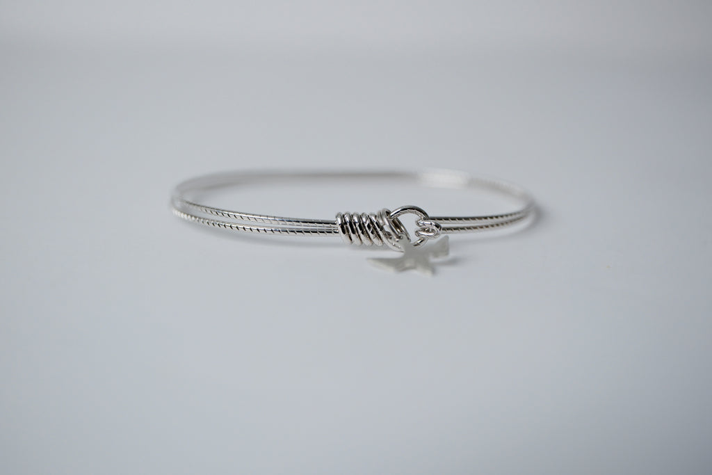Vintage Sterling Silver Dove Bracelet