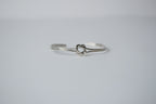 Vintage Knotted Sterling Silver Cuff Bangle