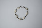 Vintage Howlite Silver Bracelet